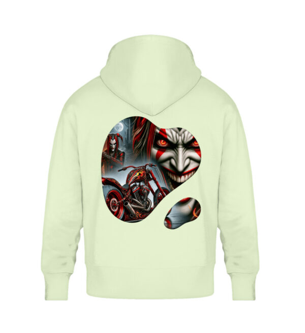 Crimson Chaos - Unisex Oversized Organic Hoodie-7105