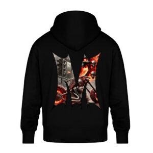 Inferno Rider - Unisex Oversized Organic Hoodie-16