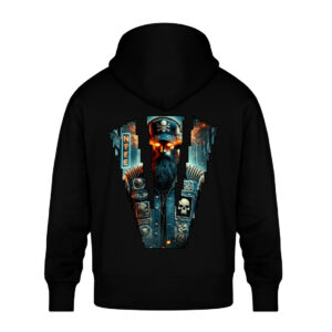 Dark Noise - Unisex Oversized Organic Hoodie-16