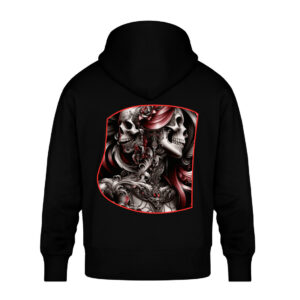 Death´s Beauty - Unisex Oversized Organic Hoodie-16