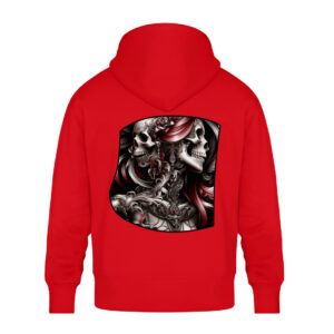 Death`s Beauty - Unisex Oversized Organic Hoodie-6973