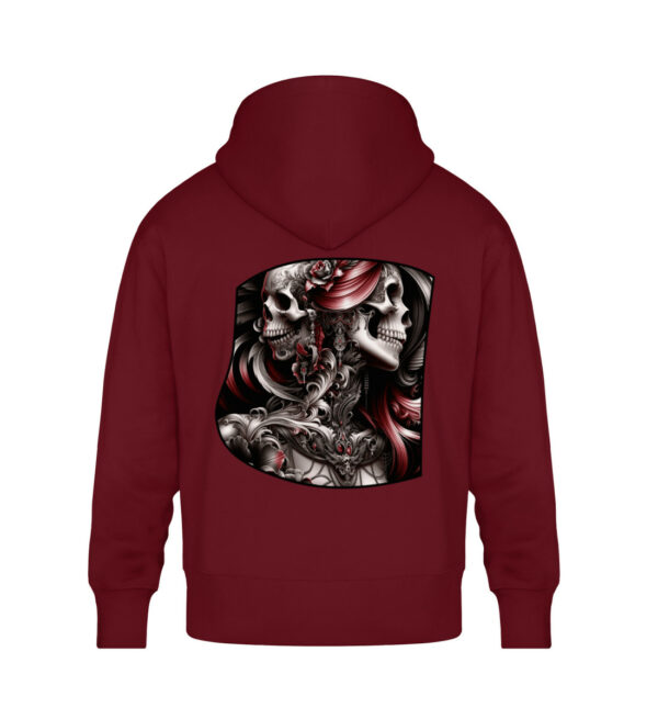 Death`s Beauty - Unisex Oversized Organic Hoodie-6974