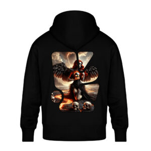 Thunder Angel - Unisex Oversized Organic Hoodie-16