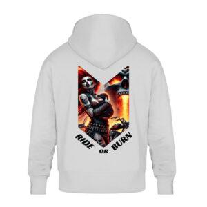 Ride or Burn - Unisex Oversized Organic Hoodie-6961