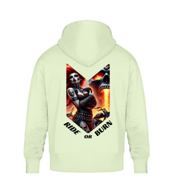 Ride or Burn - Unisex Oversized Organic Hoodie-7105