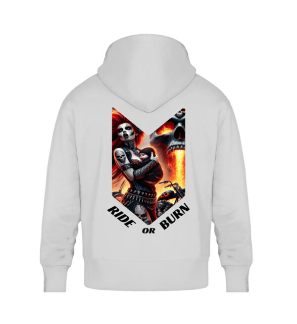 Ride or Burn - Unisex Oversized Organic Hoodie-6961