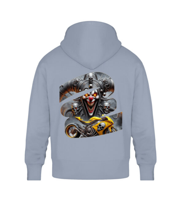 The Devil`s Grin - Unisex Oversized Organic Hoodie-7086