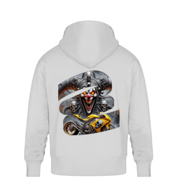 The Devil`s Grin - Unisex Oversized Organic Hoodie-6961