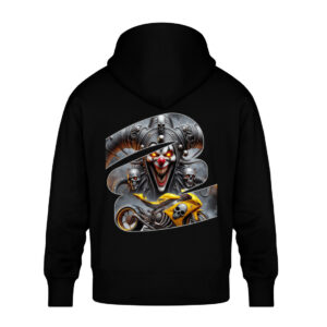 The Devil`s Grin - Unisex Oversized Organic Hoodie-16