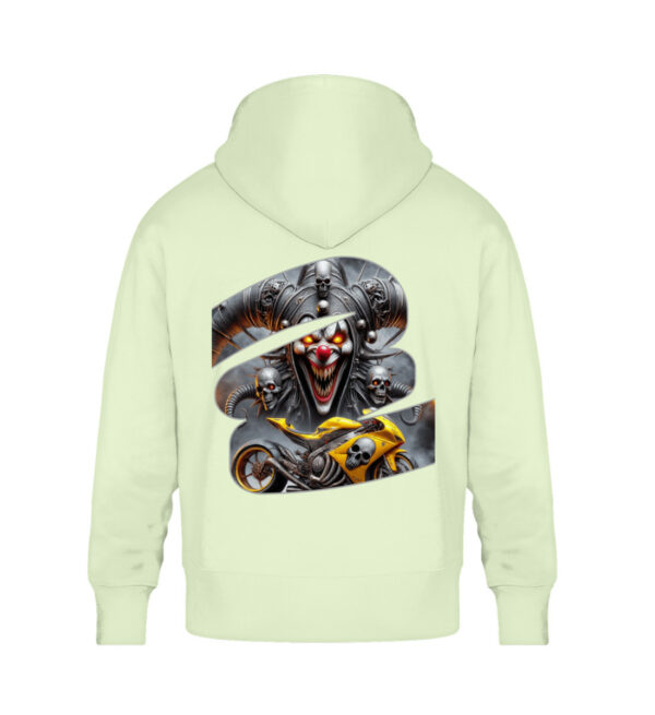 The Devil`s Grin - Unisex Oversized Organic Hoodie-7105