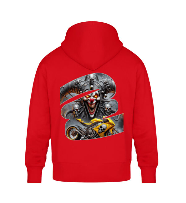 The Devil`s Grin - Unisex Oversized Organic Hoodie-6973