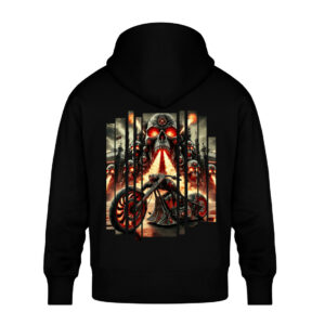 Hellfire Dominator - Unisex Oversized Organic Hoodie-16