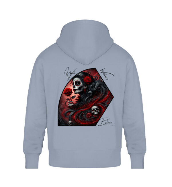 Black Widow`s Bloom - Unisex Oversized Organic Hoodie-7086