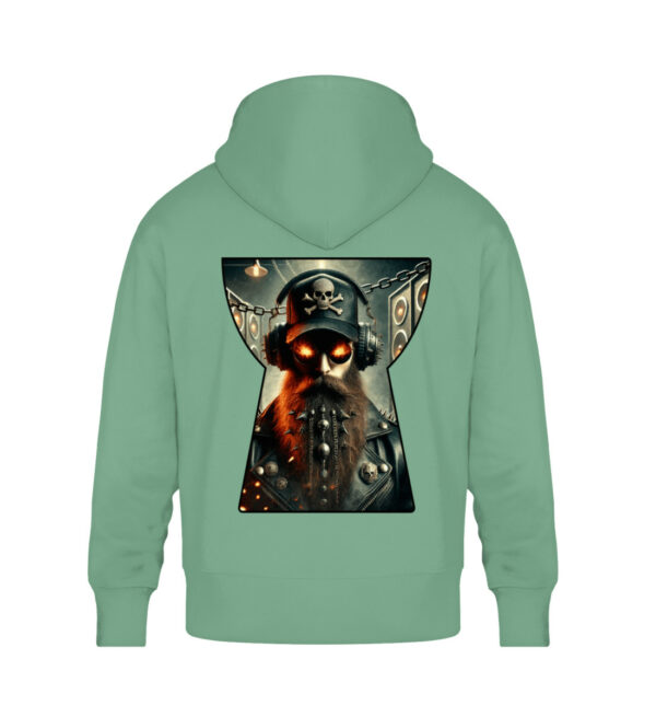 Flaming Undead - Unisex Oversized Organic Hoodie-7135