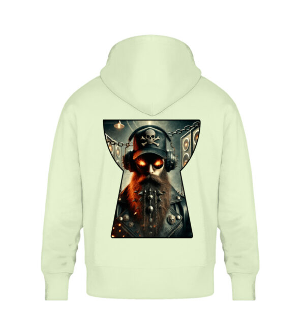 Flaming Undead - Unisex Oversized Organic Hoodie-7105