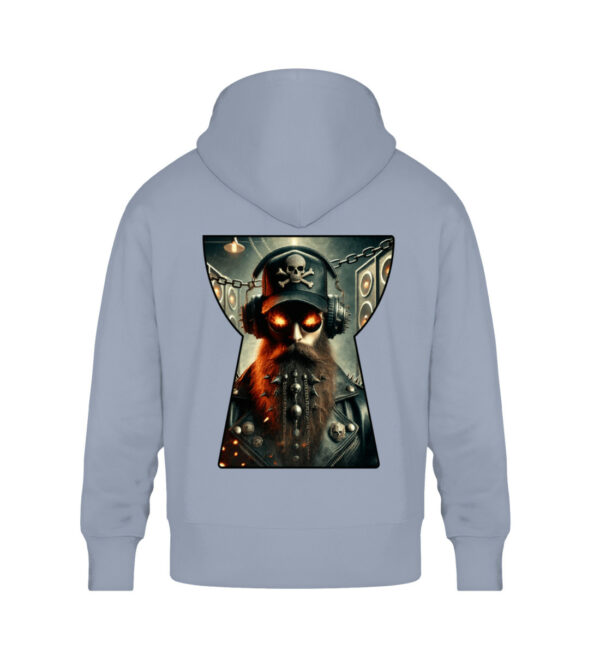 Flaming Undead - Unisex Oversized Organic Hoodie-7086