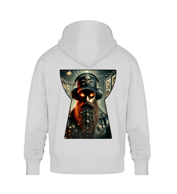 Flaming Undead - Unisex Oversized Organic Hoodie-6961