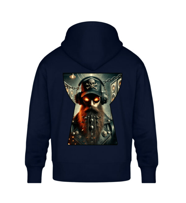 Flaming Undead - Unisex Oversized Organic Hoodie-6959