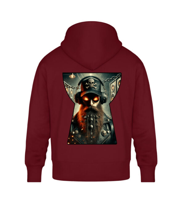 Flaming Undead - Unisex Oversized Organic Hoodie-6974