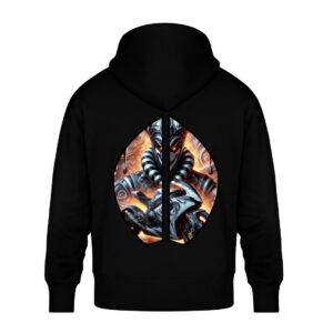 Infernal Joker - Unisex Oversized Organic Hoodie-16