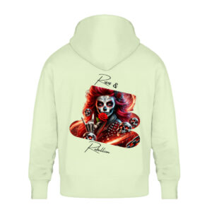 Roses & Rebellion - Unisex Oversized Organic Hoodie-7105