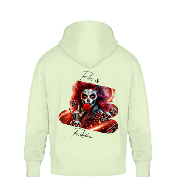 Roses & Rebellion - Unisex Oversized Organic Hoodie-7105