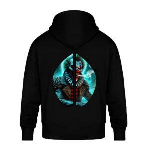 Psycho Pulse - Unisex Oversized Organic Hoodie-16