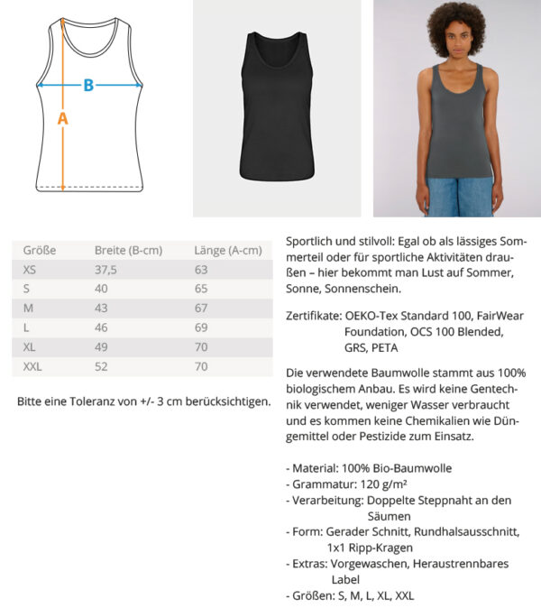 Bikerbabe 24/7 - Soul Queens Tanktop – Bild 6