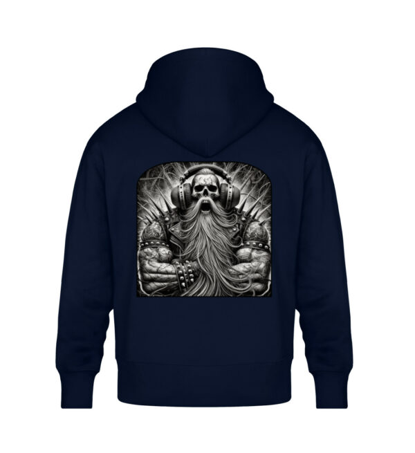 Bearded Bass Monster - Unisex Oversized Organic Hoodie-6959