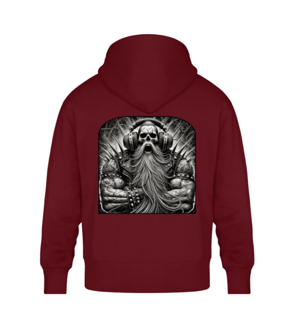 Bearded Bass Monster - Unisex Oversized Organic Hoodie-6974