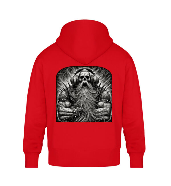 Bearded Bass Monster - Unisex Oversized Organic Hoodie-6973