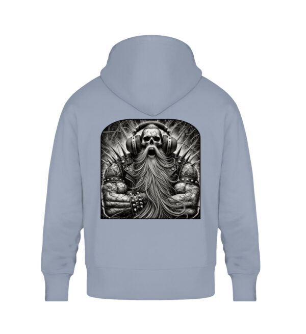 Bearded Bass Monster - Unisex Oversized Organic Hoodie-7086