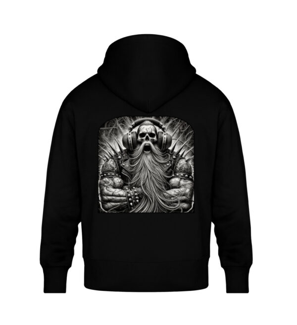 Bearded Bass Monster - Unisex Oversized Organic Hoodie-16