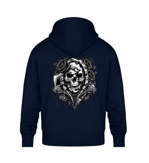 Camo Rose Reaper - Unisex Oversized Organic Hoodie-6959