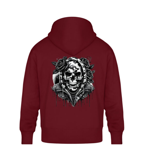 Camo Rose Reaper - Unisex Oversized Organic Hoodie-6974