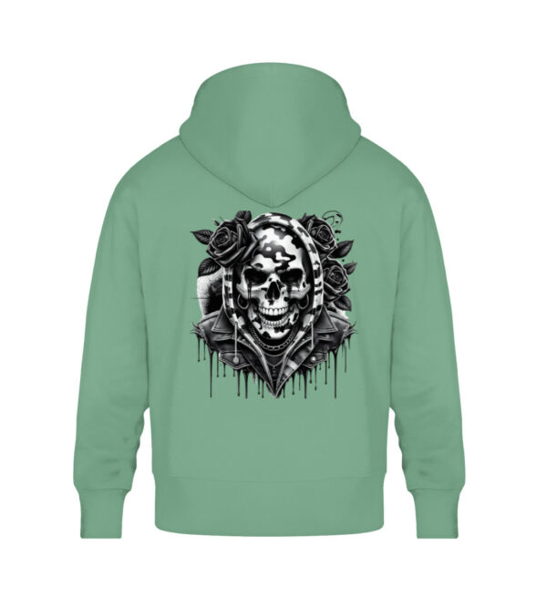 Camo Rose Reaper - Unisex Oversized Organic Hoodie-7135