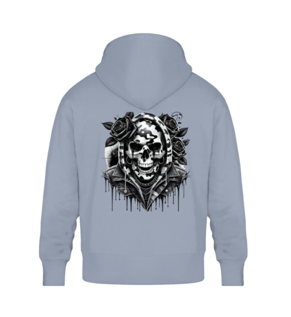 Camo Rose Reaper - Unisex Oversized Organic Hoodie-7086