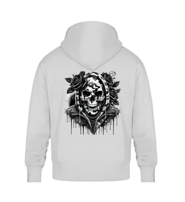 Camo Rose Reaper - Unisex Oversized Organic Hoodie-6961