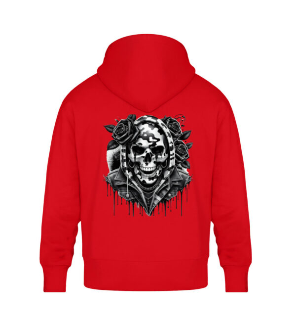 Camo Rose Reaper - Unisex Oversized Organic Hoodie-6973