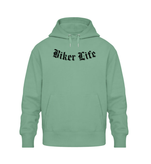 Biker Life | 1991 BLACK - Unisex Oversized Organic Hoodie-7135