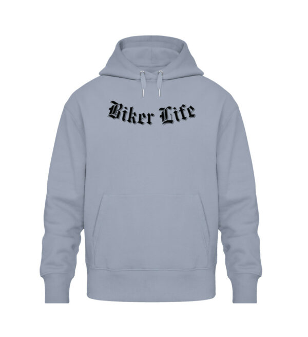 Biker Life | 1991 BLACK - Unisex Oversized Organic Hoodie-7086