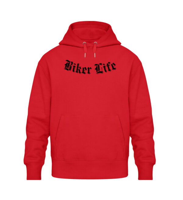 Biker Life | 1991 BLACK - Unisex Oversized Organic Hoodie-6973