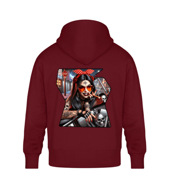 Hellcat Queen - Unisex Oversized Organic Hoodie-6974