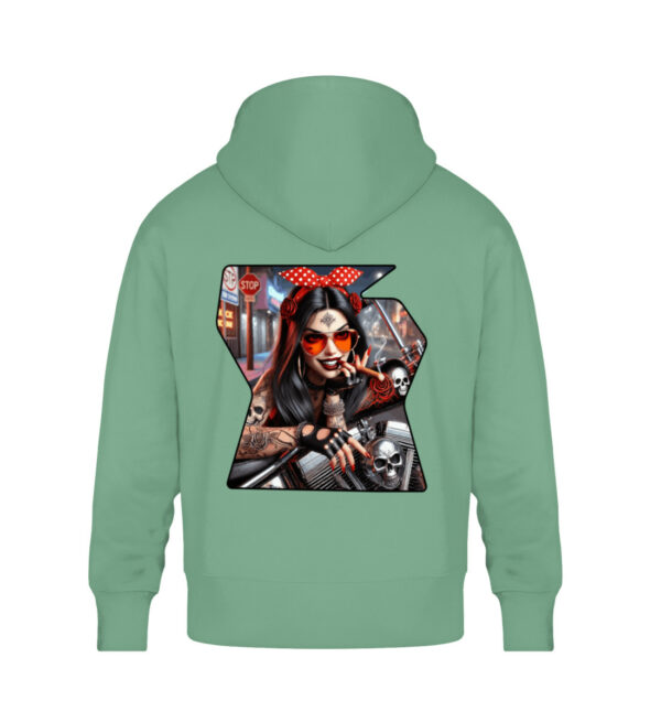 Hellcat Queen - Unisex Oversized Organic Hoodie-7135