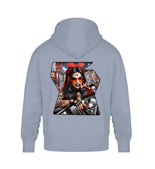 Hellcat Queen - Unisex Oversized Organic Hoodie-7086