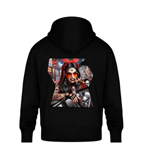 Hellcat Queen - Unisex Oversized Organic Hoodie-16