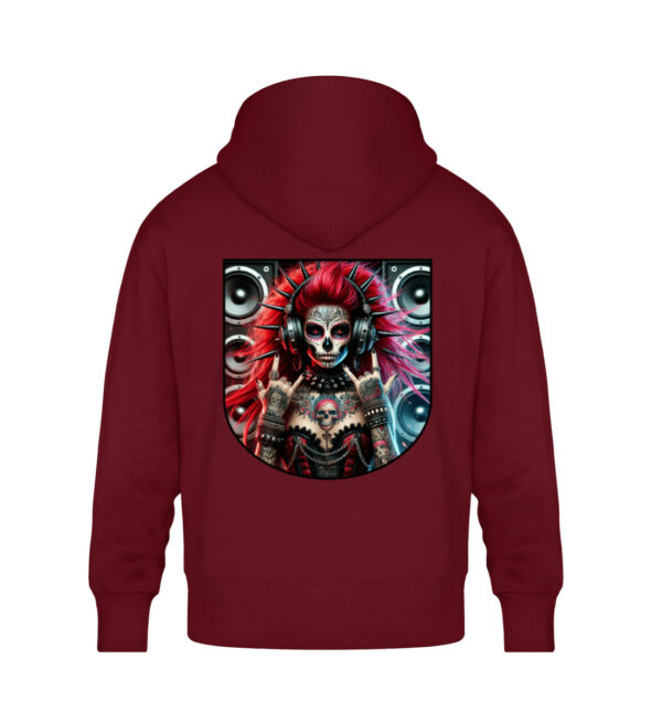 Tattoed Rave Spirit - Unisex Oversized Organic Hoodie-6974