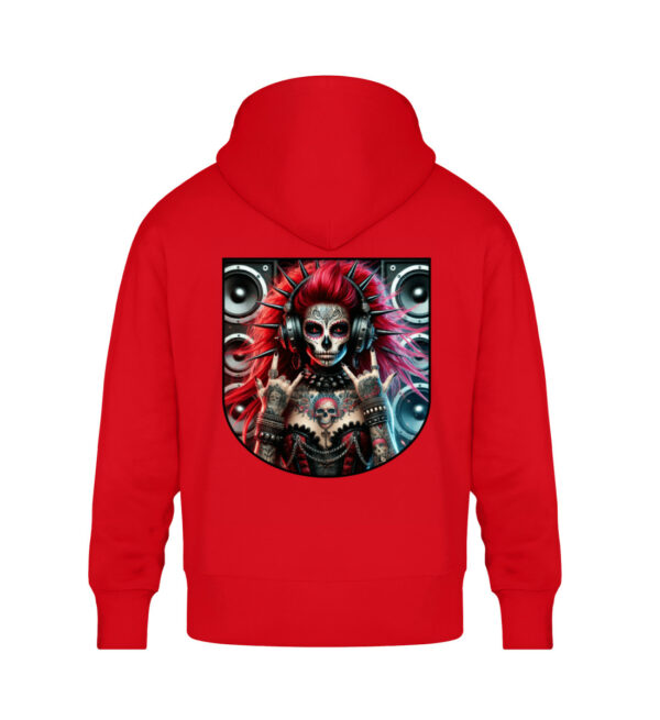 Tattoed Rave Spirit - Unisex Oversized Organic Hoodie-6973