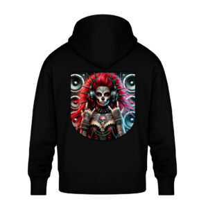 Tattoed Rave Spirit - Unisex Oversized Organic Hoodie-16