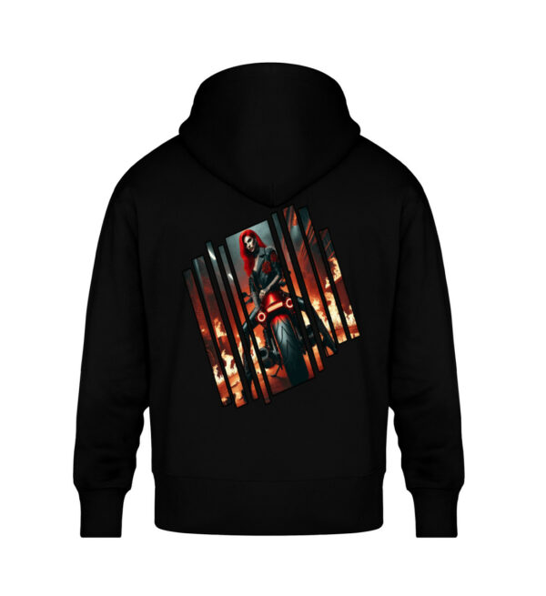 Scarlet Burn - Unisex Oversized Organic Hoodie-16